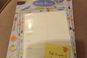 Magnetic weekly planner