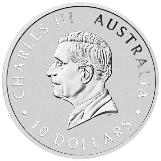 2026 Australia 10 Dollars 10 oz Silver Bullion Coin Australian Kookaburra BU ( In Capsule)