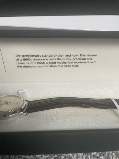 Timex Marlin reissue (hand wound)