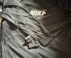 Nike air max sweater jumper sweatshirt zip pocket size xxl