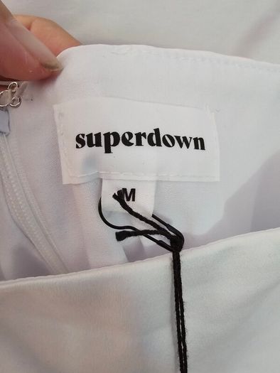 Superdown Revolve White Mini Dress With Cutout