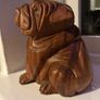 Indonesian Carved Wooden Bulldog Image 4