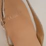 FAITH leather gold open toes sling back flats Sz 39 (Fit 6-6.5UK) Image 6