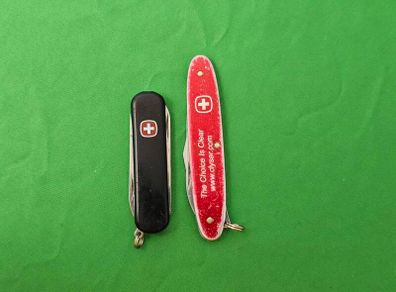 Vintage Discontinued Swiss Army Knife lot Wengers Alox Patriot and Esquire