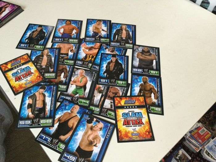 WWE wrestling cards