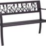 Steel Garden Bench Image 7