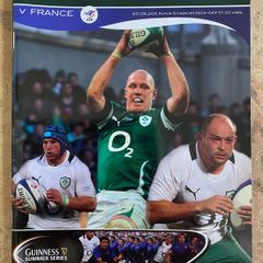 2011 Ireland v France - Guinness Summer Series Programme