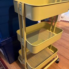 Ikea Trolley for drinks, crafts, kitchen with extra worktop