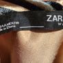Zara Velvet Strip Top Long Sleeves Image 3