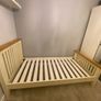 Oak frame single bed Image 2