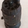 Vintage Brass Studded Carved Oak Barrel Cigarette Dispenser Image 6
