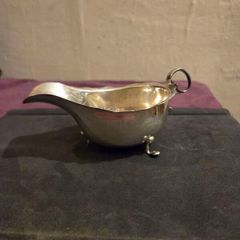 1905 Irish Sterling Silver S D Neill Gravy Boat