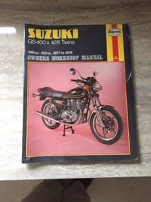 Suzuki GS400 & 425 Twins Manual 1977 to 1979