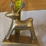 Vintage Brass Reindeer Christmas Stocking Holders Image 7