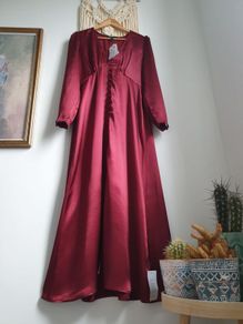 Nobody's Child Burgundy Dress Size Uk 14