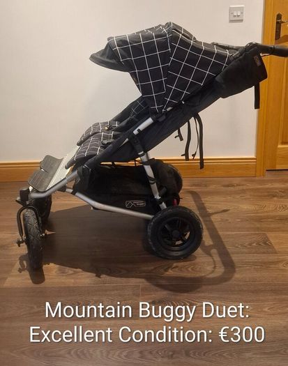 Tutti 3in1 cotbed, single &Double Mountain Buggy