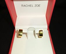 Rachel Zoe Sterling Silver Gold Plated Earrings
