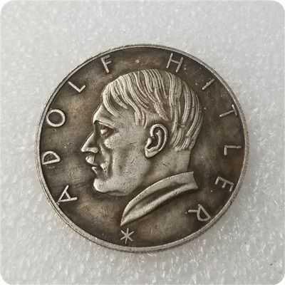 Ww2 Mark German Coin  Hitler Luftwaffe Swastika Nazi Warplane  Reichsmark