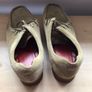 Mens Beige suede lace up Moccassins rubber gum sole size 11 Eu 46 Image 3