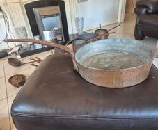 copper pots and pans