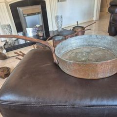 copper pots and pans