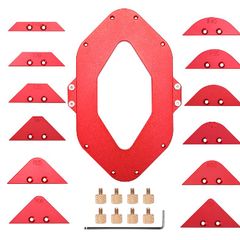 BRAND NEW Trimming Machine Bevels Gauge Arc Radius Quick-Jig Router Table Round Corner Wood Tool