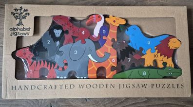 Alphabet Jigsaws Zoo number jigsaw puzzle Brand now