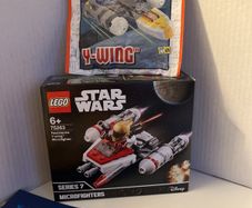 Lego 75263 Resistance Y- wing Microfighter with Zorii Bliss minifigure