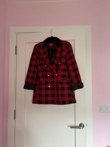 tartan blazer
