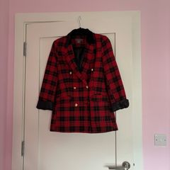 tartan blazer