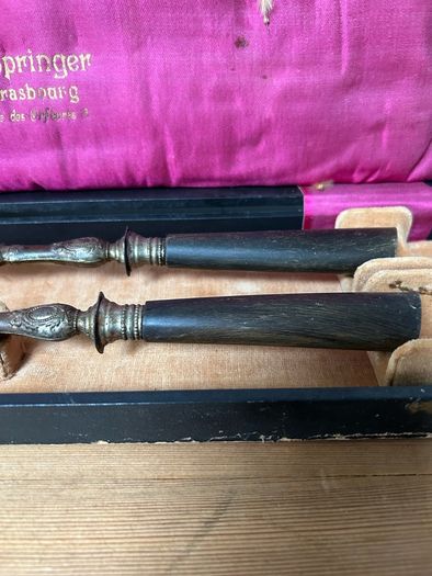 French Antique Salad Serving Set