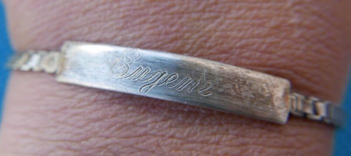 Vintage Sterling Silver 925 Eugene Bracelet 7,1g L-7,5"