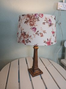 Lovely Lamp with floral shade.