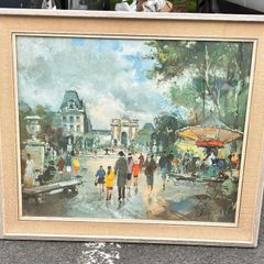Vintage French print