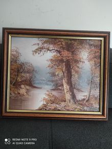 Original vintage 1960's oil painting by artist Irene Cafieri