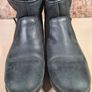 Womens Ugg Lavelle Ankle Boots Black Leather  Wool Lined Size Uk 5 Eu 38 Image 6