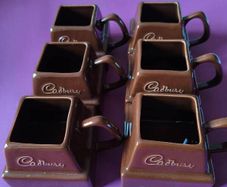 Vintage Cadbury's Dairy Milk Chunk mugs