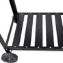 BBQ Stand Charcoal Barbecue 2 Wheels Image 3