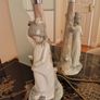 Vintage Nao by Lladro Lamp. Girl with Dog. Image 9