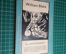 William Blake - by J. B. Bronowski 1954 50% off sale