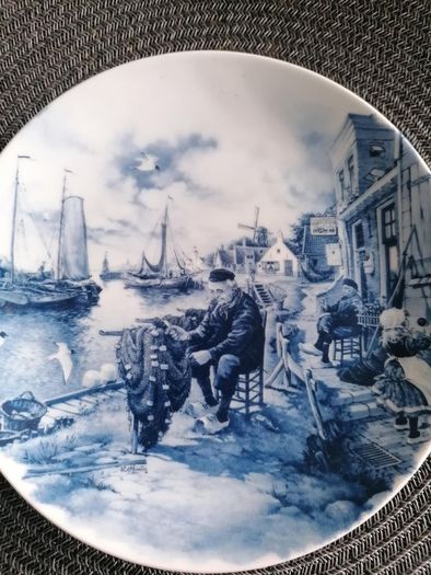 Vintage Ter Steege BV Delft-Blauw Plate