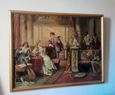 Large oil on canvas Heinz Pinggera 1911