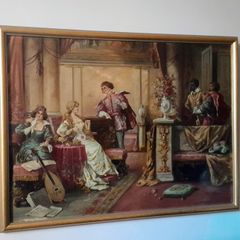 Large oil on canvas Heinz Pinggera 1911
