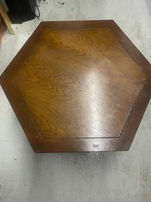 Hexagon table & storage