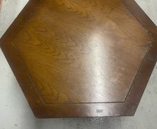 Hexagon table & storage