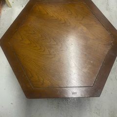 Hexagon table & storage