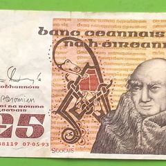 Irish Five pound punt Note