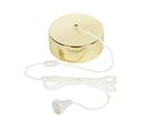 6 Amp. 1 Way Gold Effect Bathroom Pull Cord Ceiling Switch