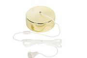 6 Amp. 1 Way Gold Effect Bathroom Pull Cord Ceiling Switch