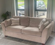 2 large matching couches